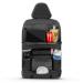 A car seat organizer with table organizer car rear seat children multifunctional waterproof back seat organizer with folding table tablet bag and lots of bags (black 1 piece) 1 piece black