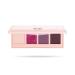 Pupa Milano Vamp! 4 Eyeshadow Palette 004 Vibrant Plum 0.183 oz - Eye Makeup - Matt Satin Metallic Finishes - Lightweight - Blends Easily - Talc-Free