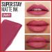 Maybelline Super Stay Matte Ink Liquid Lipstick in Savant Rose Pink - Long Lasting High Impact Color - Up to 16H Wear | 0.17 Fl Oz - Buy Online on GoSupps.com
