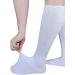 CIRZUEX Extra Wide Diabetic Socks for Swollen Feet | Bariatric, Neuropathy, Medical Cast Sock | Non-Binding White Socks - Women Men (W/CALF01) - Buy Online on GoSupps.com