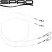 SPRO Matt Black Leader Fluoro - 2 Fluorocarbon Spider Spider fishing spinning peak Department of Spin fishing 40cm / 0.45mm / 15kg - 33LB