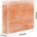DOBADN Himalayan Salt Plate Block 8"x8"x1.5" Cooking Plate for Cooking Grilling Cutting and Serving - Buy Online on GoSupps.com