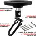 RDX Speed Bag Swivel Heavy Duty 360 | Powder Coated Iron Mount Hook | Boxing MMA Muay Thai Training Equipment | Black Standard - Buy Online on GoSupps.com
