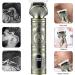 V-962 Metal Beard Trimmer - Professional Cordless USB Charging Hair Clipper with LED Display for Men | International Shipping - Buy Online on GoSupps.com