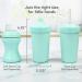 Re Play 4pk 10 oz. No Spill Sippy Cups in Sky Blue, Aqua, Navy Blue, Teal - BPA Free - Made in USA from Recycled Milk Jugs - Eco Friendly - True Blue - Buy Online on GoSupps.com