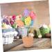 Alipis Easter Eggs Emblems Easter Centerpiece Decoration Egg Bonsai Ornaments Potted Plant Household Picture 2 19.00X7.00X7.00CM - Buy Online on GoSupps.com