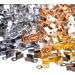 1200pcs Metal Fold Over Cord Ends Crimp Caps for Jewelry Making - Buy Online on GoSupps.com