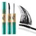 GECOMO Black Volume and Length Mascara - 4D Silk Fiber Lash, Waterproof, No Smudging, Thick & Black - Best Mascara for Women | 1PCS - Buy Online on GoSupps.com