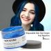 Temporary Blue Hair Color Wax for Men & Women | Natural Styling Pomade - Perfect for Parties Cosplay & Halloween | 4.23 oz #4 Blue - Buy Online on GoSupps.com