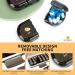 Weekly Pill Organizer - AM PM 7-Day Detachable Case for Vitamins & Fish Oils | Moisture-Proof Travel Pill Box (Black - Buy Online on GoSupps.com