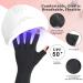 UV Protection Gloves for Gel Nail Lamp | Professional Manicure Gloves | Fingerless Nail Art Gloves - Buy Online on GoSupps.com