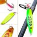 Sougayilang Colorful Hard Spoon Spinner Fishing Lures - 5 Pcs | Metal Treble Hooks Baits - Buy Online on GoSupps.com