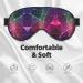 Red Galaxy Constellation Sleep Mask | Adjustable & Breathable Eye Mask for Comfortable Sleep - International Shipping Available - Buy Online on GoSupps.com