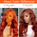 Reddish Brown 22 inch Human Hair Lace Front Wig | Auburn Colored Body Wave | Pre Plucked & Transparent HD Lace | Glueless & Natural Looking - Buy Online on GoSupps.com