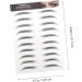 VINTORKY Eyebrow Stickers 10pcs Waterproof Sticker Makeup Stickers Supplies Shaping for D Fake Black Artificial Eyebrows - Buy Online on GoSupps.com