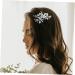 minkissy Hair Side Comb hand drill hair wedding headgear bride hair comb rhinestones hair accessories Zinc alloy the flowers Iron sheets hair comb wedding hair comb bride - Buy Online on GoSupps.com