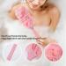 3-Piece Back Brush Set - Loofah Sponge Shower Brush & Long Handle Body Exfoliator - Unisex Shower Accessory (Green Pink & Milky White) for Glowing Skin - Buy Online on GoSupps.com