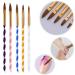 MWOOT Nail Art Brush Set (8 pcs) - Ombre & French Design Brushes for Gel Nail Decoration & Baby Boomer Techniques - Buy Online on GoSupps.com
