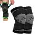 Hutena Rodillera Pro Knee Brace Support Hutena Rodillera Professional Knee Brace with Pressure Strap Knee Compression Sleeve For Women Men Knee Support for Running Fitness (Black X-Large) Black X-Large
