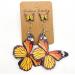FEYLIE Earrings - 2 Pairs Elegant Butterfly Studs for Women | Summer 2023 Trendy Bohemian Jewelry Accessories - Buy Online on GoSupps.com
