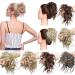 Extensions Updo Hair Scrunchie Hair Tie Ponytail Hairpiece Hair Extension Ponytail Bun Medium Brown