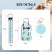 60 Piece Empty Travel Bottle Set with Keychain Holders - 30ml Refillable Bottles, Wristlet & PomPoms Keychains - Multiple Styles - Buy Online on GoSupps.com