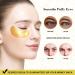 GNAPY 24K Gold Collagen Under Eye Masks - 30 Pairs | For Puffy Eyes, Dark Circles & Bags | Cooling Gel Pads for Fine Wrinkles, Hydration & Elasticity - Buy Online on GoSupps.com