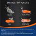 SPIEZ Unisex Safety Shoes + Orthotic Arch Support Insoles Bundle | Heavy Duty Puncture Proof Work Sneakers - Buy Online on GoSupps.com