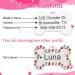 Natiform Two Sided Personalized Pet Tag for Dogs and Cats - Custom Engraved ID with Cute Glitter Design (Pink) - 1 Pack - Buy Online on GoSupps.com