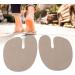 Leather Flip Flops with Forefoot Pad - Self-Adhesive Metatarsal Comfort Sandals in Apricot | Prevent Skin Abrasion - Buy Online on GoSupps.com