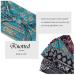 Shop Zoestar Boho Width Terraps - Stylish Black Yoga Headscarves & Vintage-Printed Hair Bands (3 Pieces) for Women & Girls - Buy Online on GoSupps.com