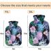 Naanle 1L Hot Water Bottle with Pineapple Palm Leaves Cover | Exotic Flowers | Pain Relief for Back Hands & Feet | Heat & Cold Therapy - Buy Online on GoSupps.com