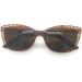 Women's Bifocal Sun Reader Sunglasses | Trendy Crystal Brown Reading Glasses 2.50 | International Shipping Available - Buy Online on GoSupps.com