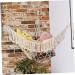 Magiclulu Yoga Ball Stand & Plush Toy Hammock - White Cotton Network for Kids' Storage & Play - Buy Online on GoSupps.com