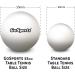 GoSports 55mm XL Table Tennis Balls 12 Pack - Jumbo White Balls for Training & Toss Games - Buy Online on GoSupps.com