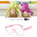 Kids Blue Light Glasses with Cute Car Case | UV400 Protection | Anti Blue Ray for Ages 3-12 | Transparent Pink - Buy Online on GoSupps.com