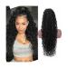 Ponytail Extension Ponytail Extension for Black Women Kinky Curly Drawstring Pony Tail Malaysia Real Human Hair Clip in Afro Curly Ponytail Hairpieces Natural Black Ponytail Hairpiece for Women (Co 12inches Natural Color