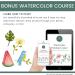 Watercolor Paint Set with 48 Premium Colors, Brushes, Palette, Paper Pad & eBook - Buy Online on GoSupps.com