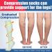 Buy Compression Socks for Men & Women | Ideal for Running Sports Travel | Assorted Sizes 12 SM - Buy Online on GoSupps.com
