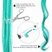 XirrwWh 9-Piece 21-Inch Clip-In Hair Extensions for Women - Multicolored Turquoise Party Highlights & Accessories - Buy Online on GoSupps.com