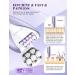 Rechargeable Facial Epilator for Women | Cordless Mini Electric Lady Shaver with 2 Speeds | 32 Tweezers Hair Remover for Face, Legs, Arms, Armpit, Bikini - Purple - Buy Online on GoSupps.com