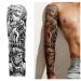 Full Arm & Half Arm Waterproof Temporary Tattoos Set - 16 Sheets, Extra Large Tattoo Stickers for Men and Women - Buy Online on GoSupps.com