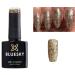 Bluesky Gel Nail Polish BELLE OF THE BAUBLE Christmas Multi Coloured Silver Glitter and Gold GLITTER Nail UV LED Soak Off
