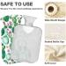 NAANLE 2L Hot Water Bottle with Cover - Cactus Flower Watercolor | Pain Relief & Heat Therapy for Menstrual Cramps | Large Transparent Warm-Up Bag - Buy Online on GoSupps.com