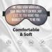 Soft Inspirational Quotes Eye Mask | Adjustable Light Blocking Sleep Mask | Breathable Double-Sided Design for Comfortable Rest - Buy Online on GoSupps.com