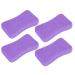 Feet Pumice Stone Set - 4 Pack Foot Care Scrubber for Callus Removal & Hard Skin - Purple Pedicure Essential - Buy Online on GoSupps.com