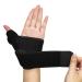 Wrist Brace for Carpal Tunnel & Thumb Sprain Protection Sports Finger Guard (Black) | International Shipping Available - Buy Online on GoSupps.com