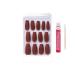 Gold Finger Full Cover Gel Manicure Long Nails - 2 Pack (24 Count each) | Glam Ready-to-Wear Nails - Buy Online on GoSupps.com