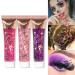 INTEROOKIE Glitter Gel Eyeshadow Glitter Liquid Eyeshadow with Polarizing Effect for Face Lips and Body (08#) - Buy Online on GoSupps.com