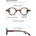 Buy Vevesmundo Round Retro Reading Glasses - Unisex Leopard Pattern +1.0 to +4.0 | Stylish Visual Aid - Buy Online on GoSupps.com